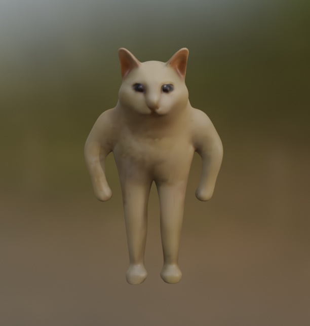 standing cat meme