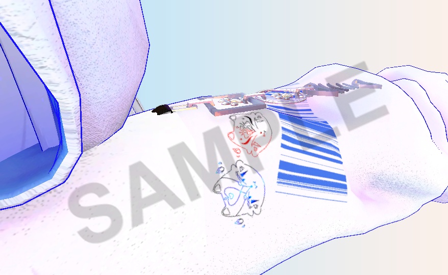 (*◝ω◜*)『狐精霊タトゥー』FoxSpirit Tattoo【VRC】