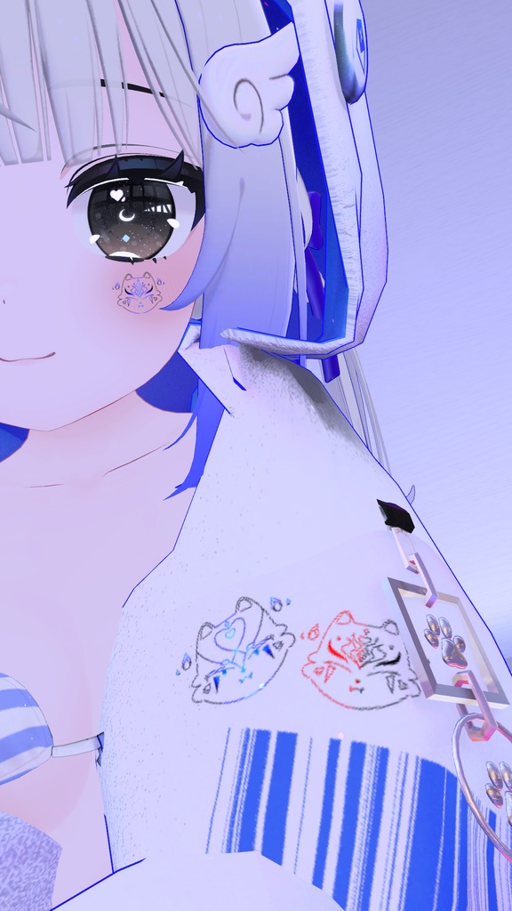 (*◝ω◜*)『狐精霊タトゥー』FoxSpirit Tattoo【VRC】