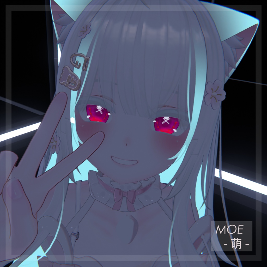 (´xωx`)【5アバター対応】『 バツ瞳テクスチャ 』Cross Eye Texture【VRC】