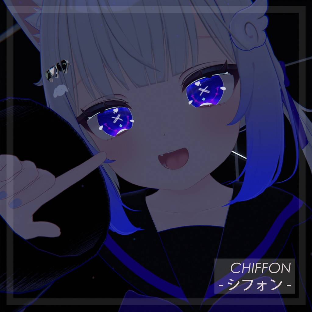 (´xωx`)【5アバター対応】『 バツ瞳テクスチャ 』Cross Eye Texture【VRC】