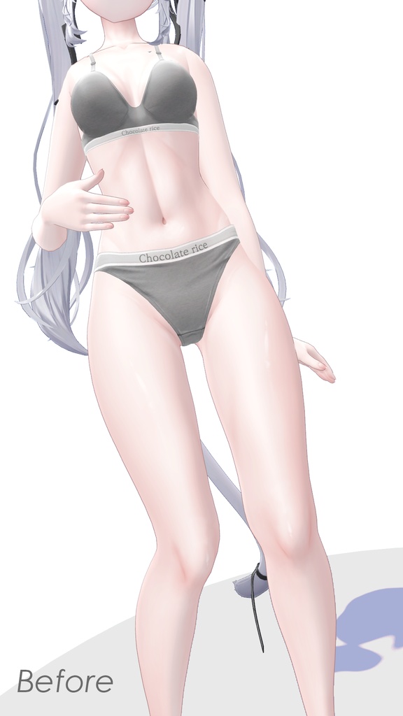 (´xωx`)【しお対応】『 バツ瞳テクスチャ+メイク+ボディテクスチャ 』Cross Eye Texture + Make up + Body Texture【VRC】