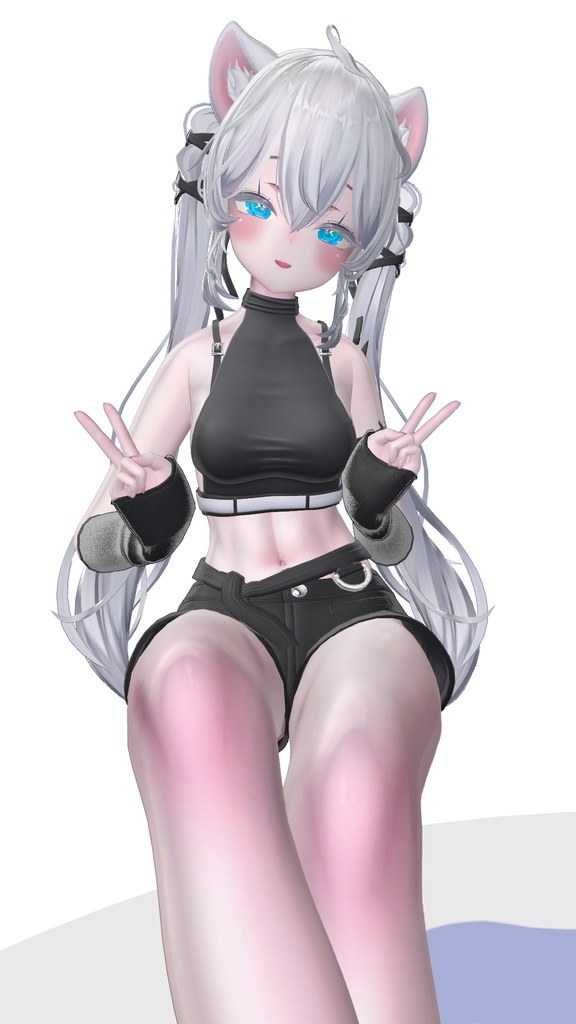 (´xωx`)【しお対応】『 バツ瞳テクスチャ+メイク+ボディテクスチャ 』Cross Eye Texture + Make up + Body Texture【VRC】