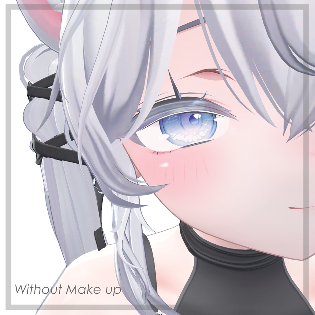 (´xωx`)【しお対応】『 バツ瞳テクスチャ+メイク+ボディテクスチャ 』Cross Eye Texture + Make up + Body Texture【VRC】