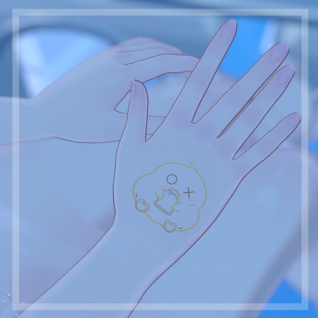 (๑¯ਊ¯)『アヒルパンタトゥー』DuckBread Tattoo 【VRC】