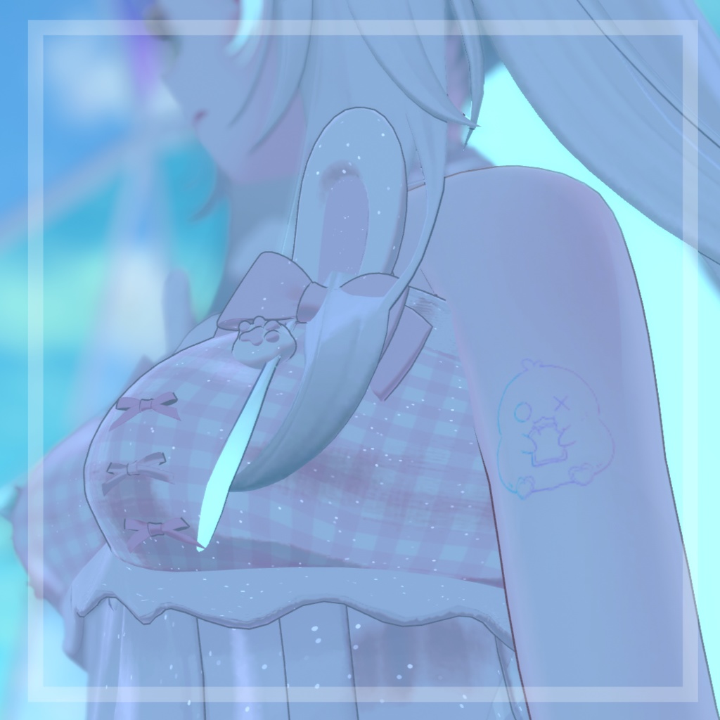 (๑¯ਊ¯)『アヒルパンタトゥー』DuckBread Tattoo 【VRC】