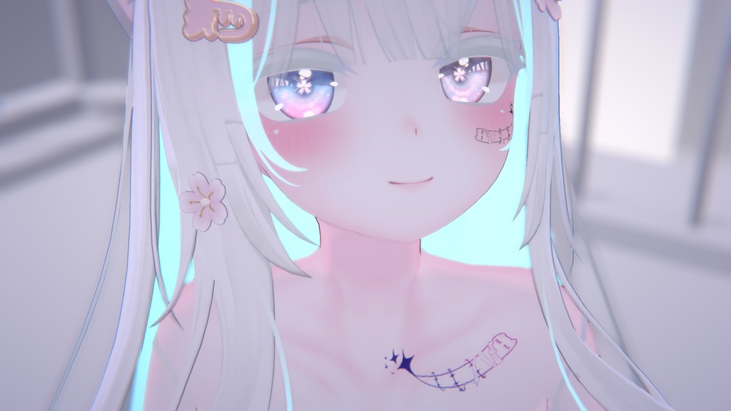 ฅ( ᵕ ω ᵕ )『猫霊タトゥー』CatSpirit Tattoo 【VRC】