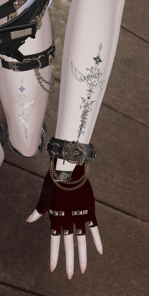 ꒰ঌᐢ.ˬ.ᐢψ꒱『天使悪タトゥー』Tenshiaku Tattoo【VRC】