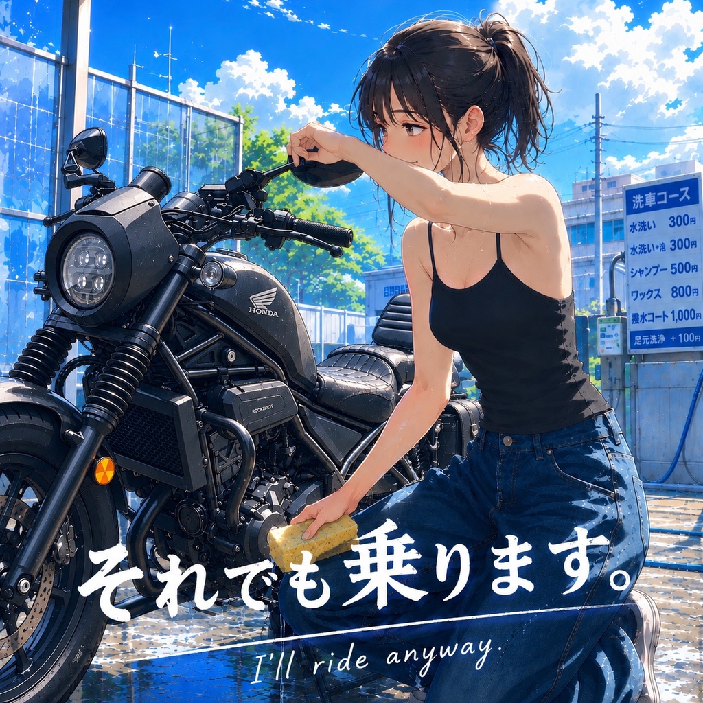 それでも乗ります。