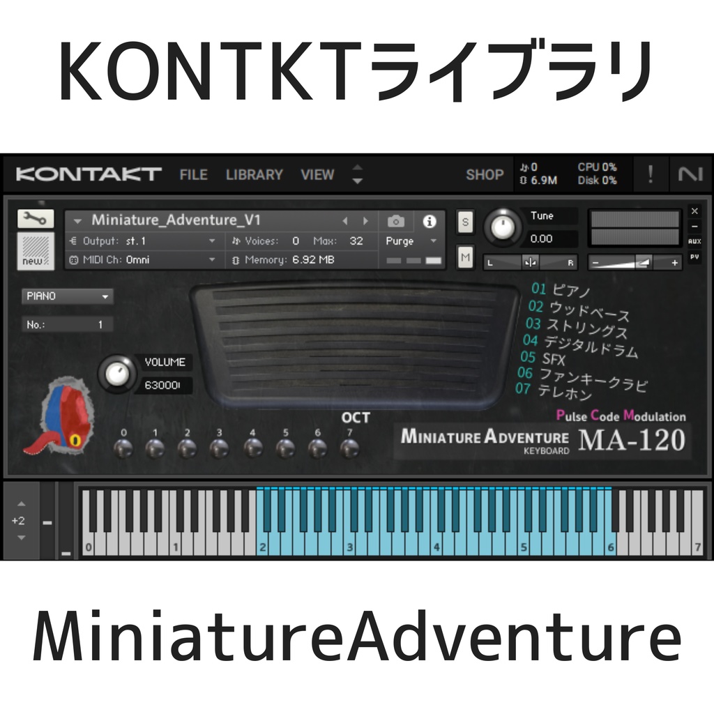 Miniature Adventure - MA-120 Library for KONTAKT