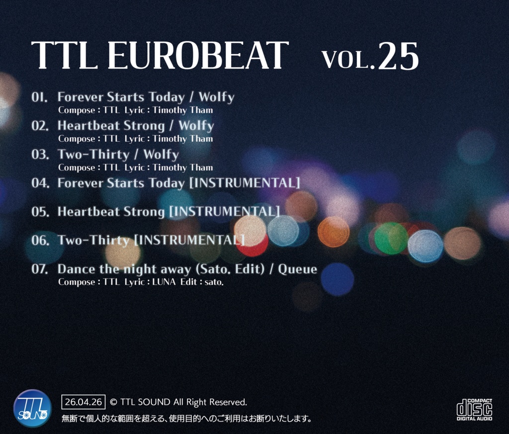 TTL EUROBEAT VOL.25