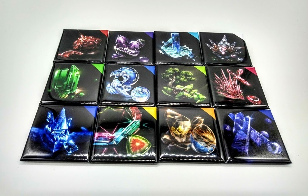 鉱物 缶マグネット 誕生石セット