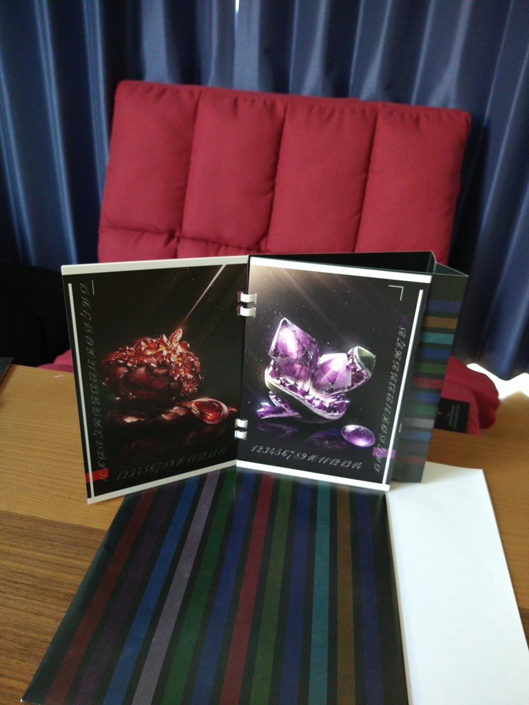 誕生石リバーシブル万年卓上カレンダー