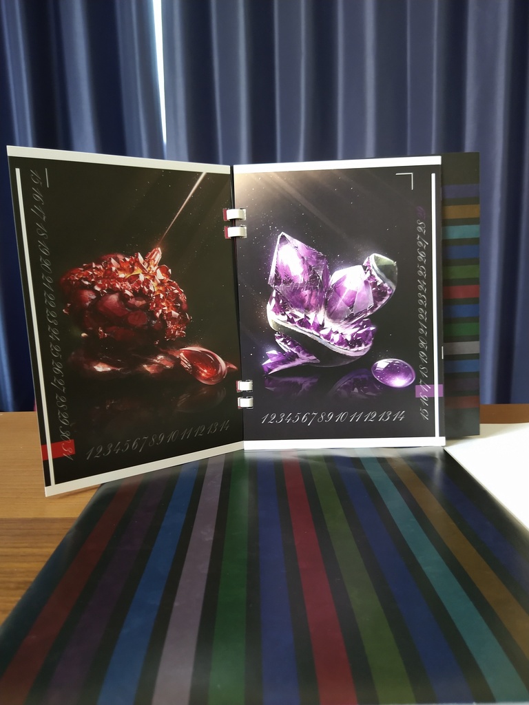 誕生石リバーシブル万年卓上カレンダー