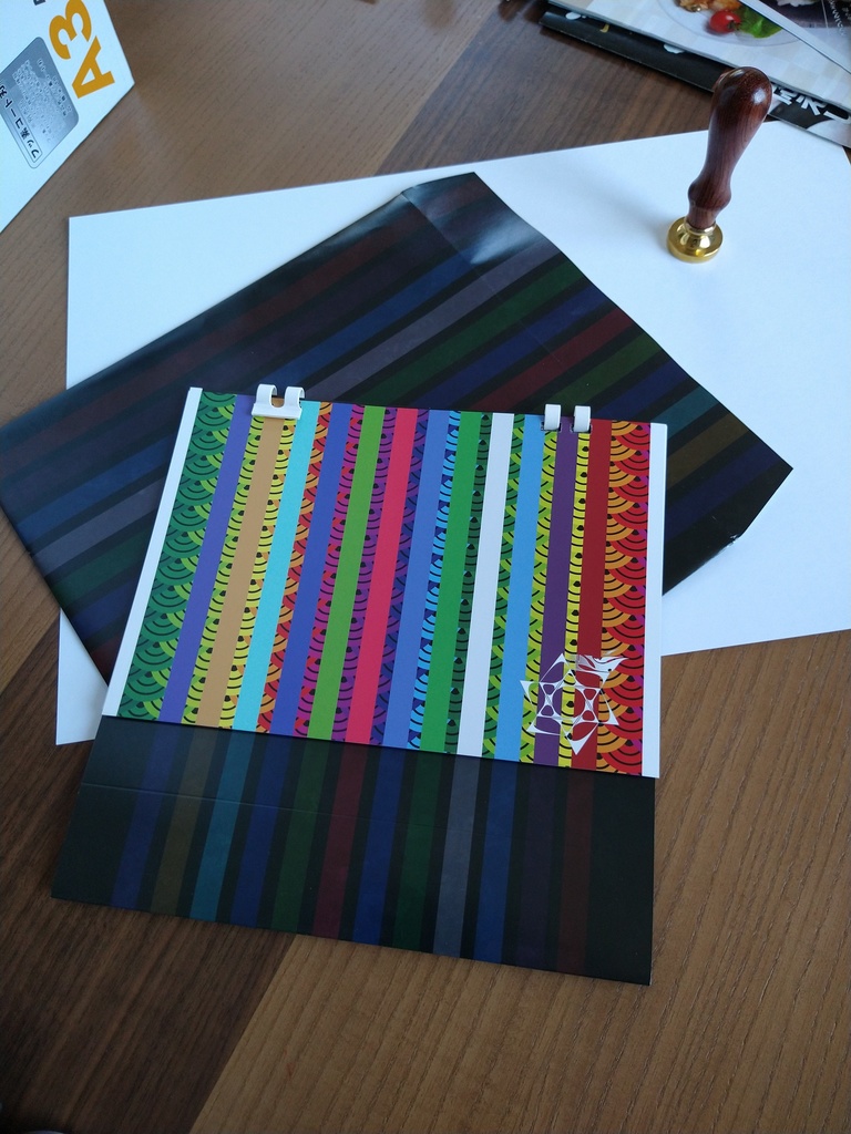 誕生石リバーシブル万年卓上カレンダー