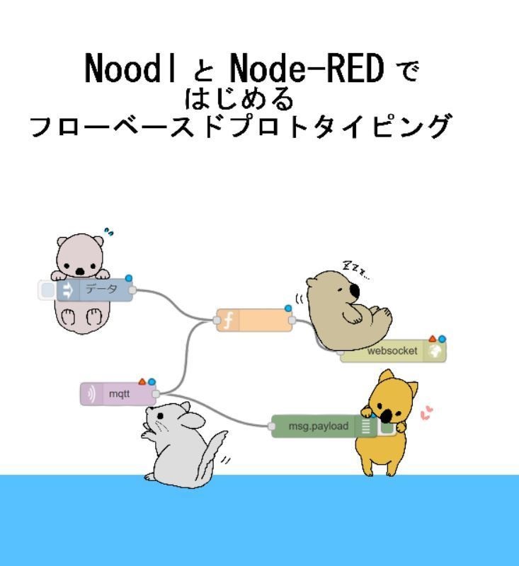 NoodlとNode-REDではじめるフローベースドプロトタイピング