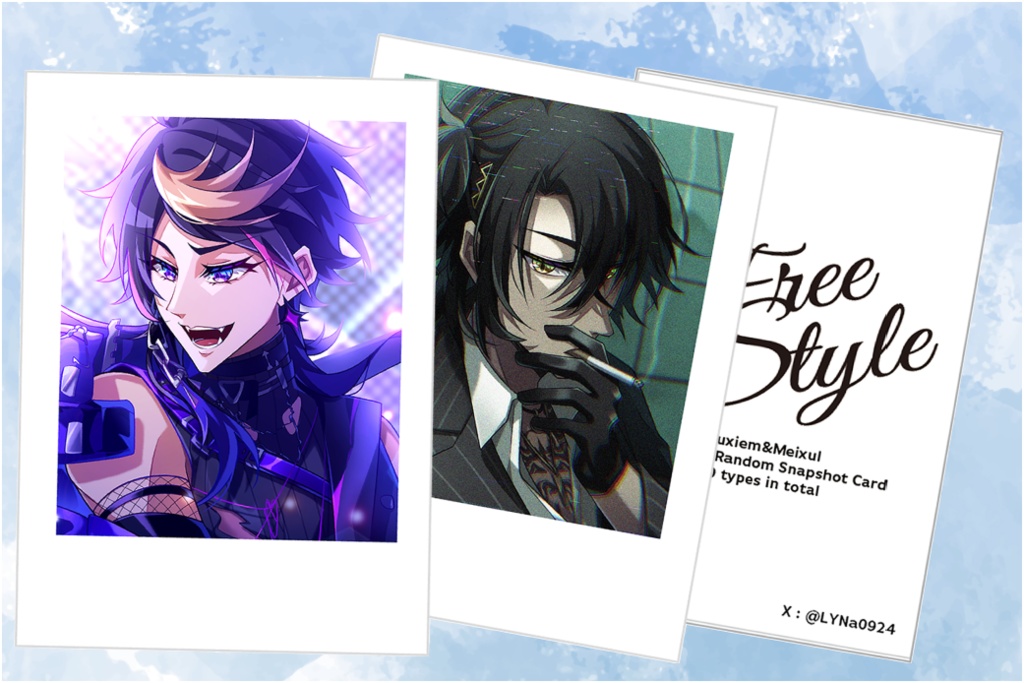 「Free Style」ランダムチェキ風カード