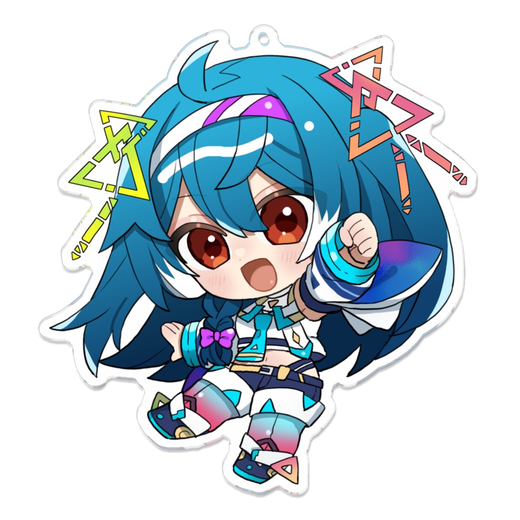 天星千暁アクリルキーホルダーVer.1(100mm×100mm)