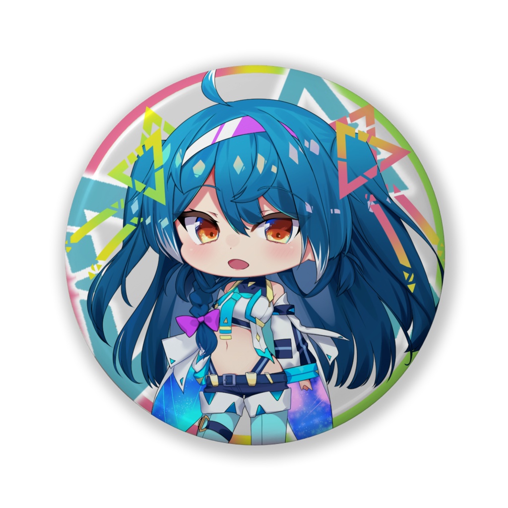 天星千暁缶バッジ