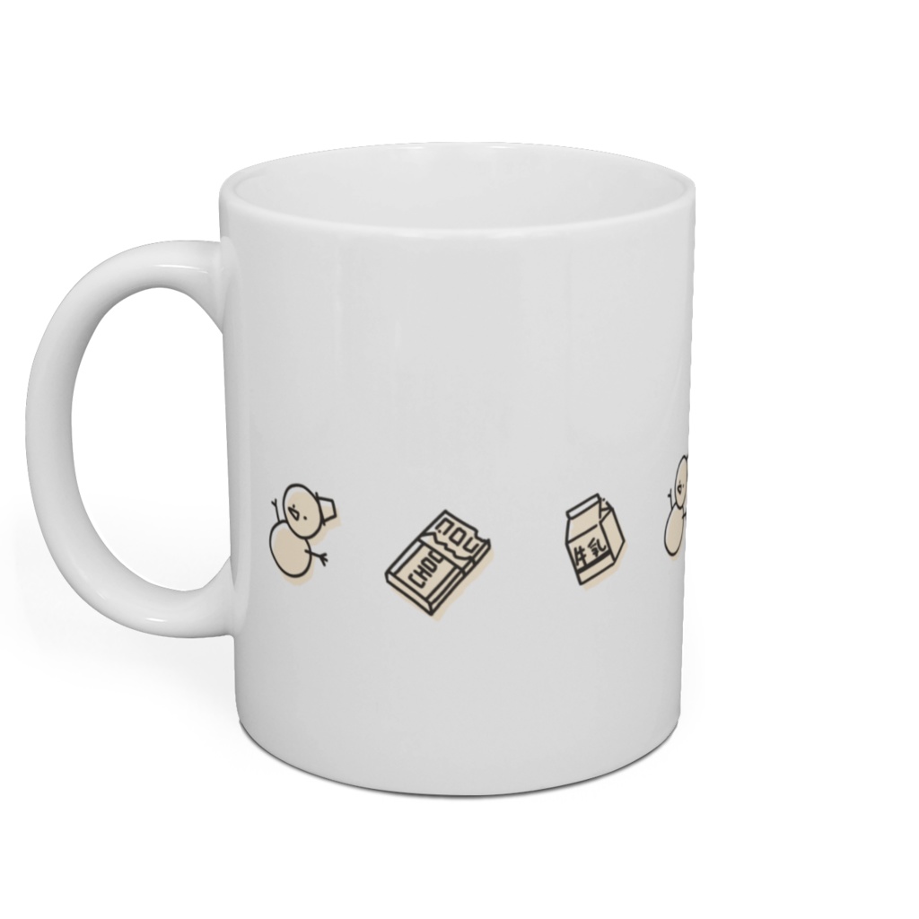 冬のハヤナギマグカップ