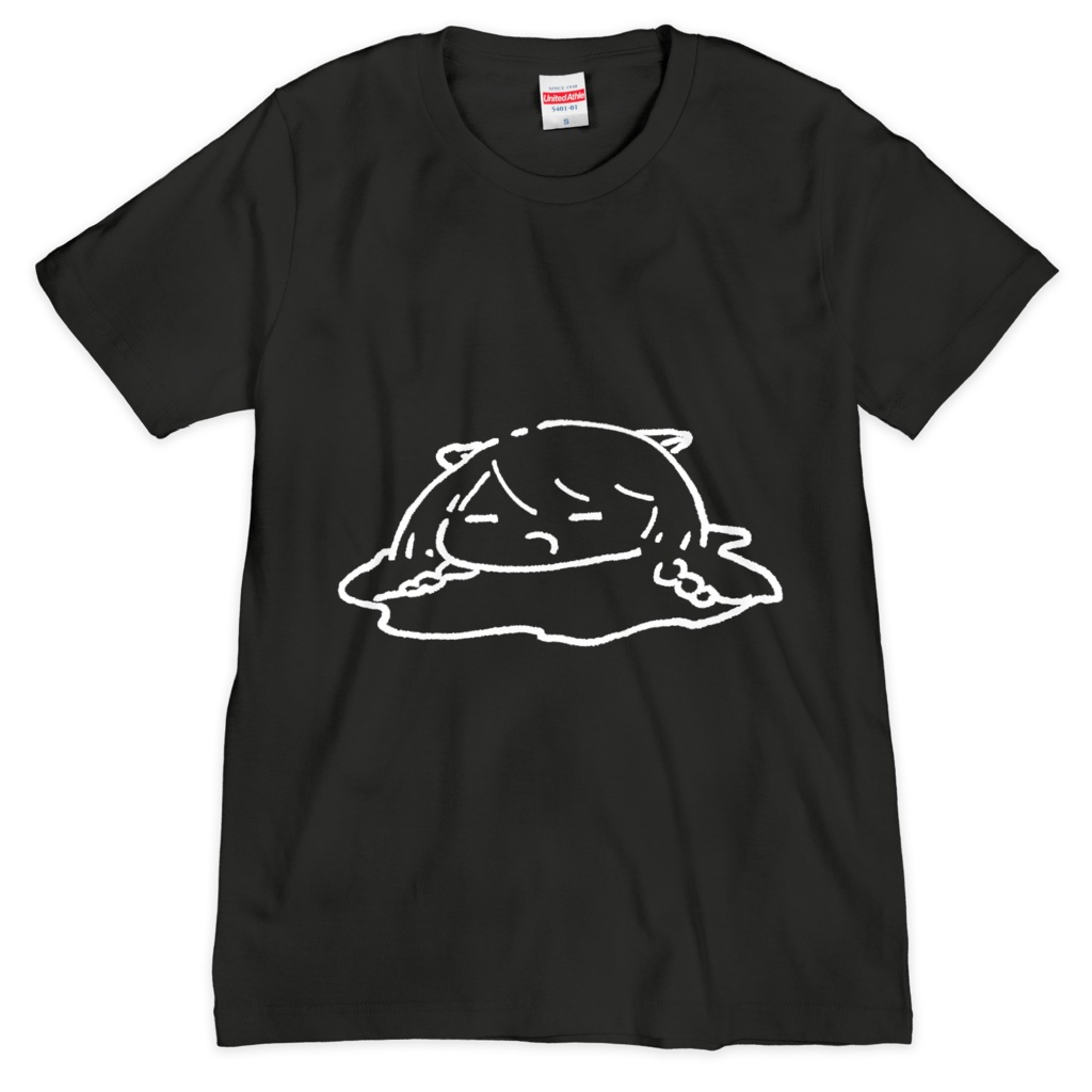 ぺしょっとTシャツ 黒