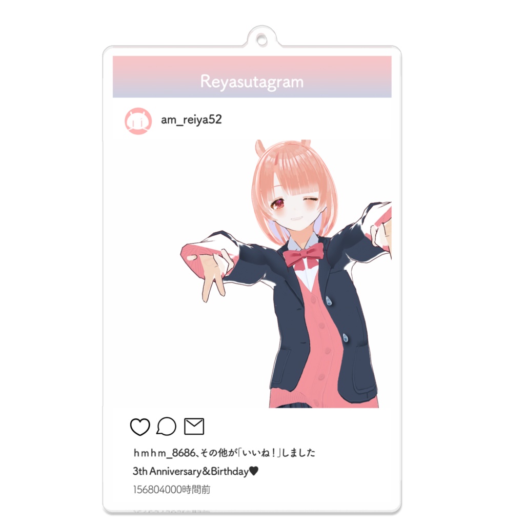 JK水SNS風アクキー