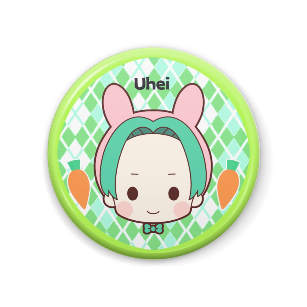 【ゆるラプソ】缶バッチ　57mm -雨平ver-