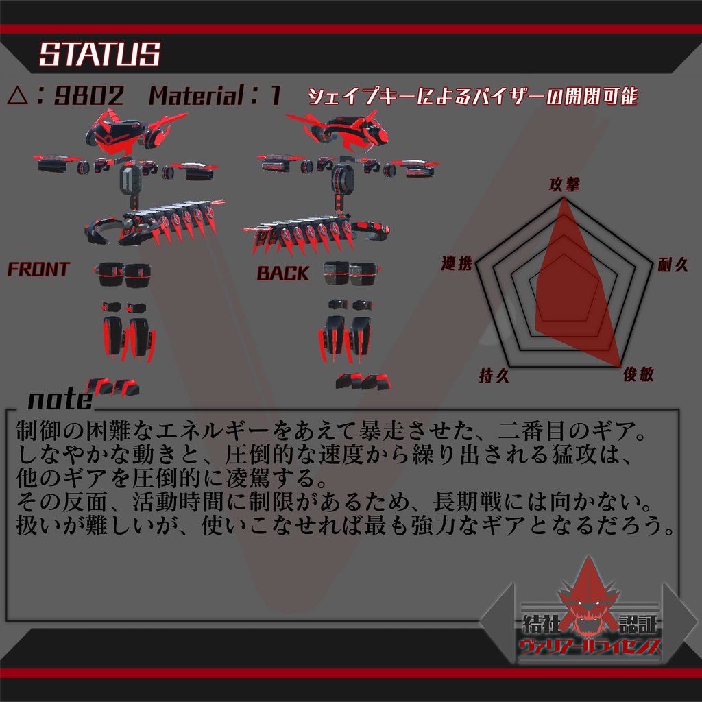 ヴァリアライズギア・テイラン