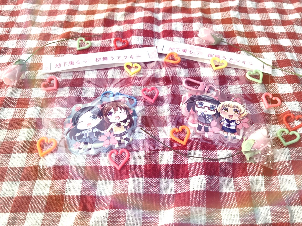 地下乗るっ　桜舞うアクキー