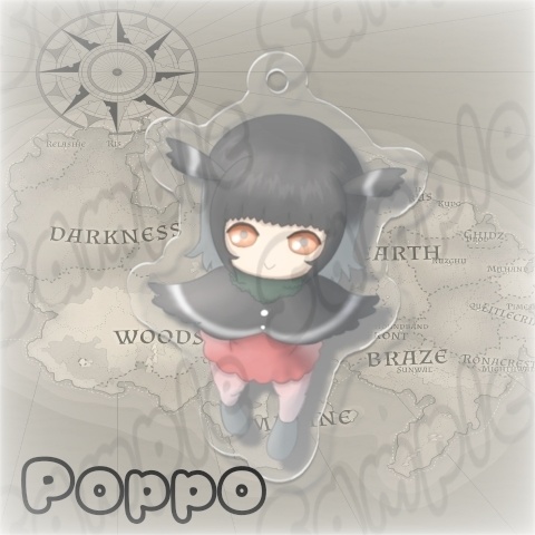 ポポアクリルキーホルダー