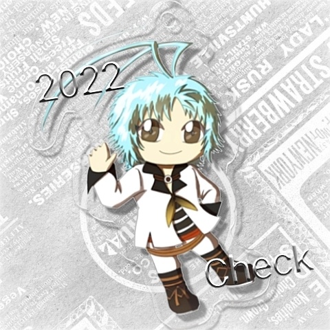 【2022】チェックアクリルキーホルダー
