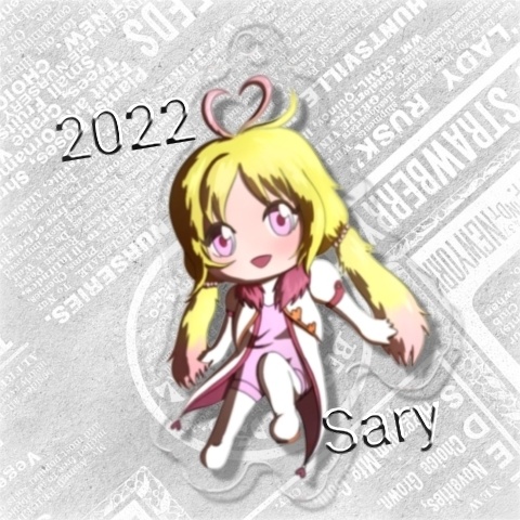 【2022】サリーアクリルキーホルダー