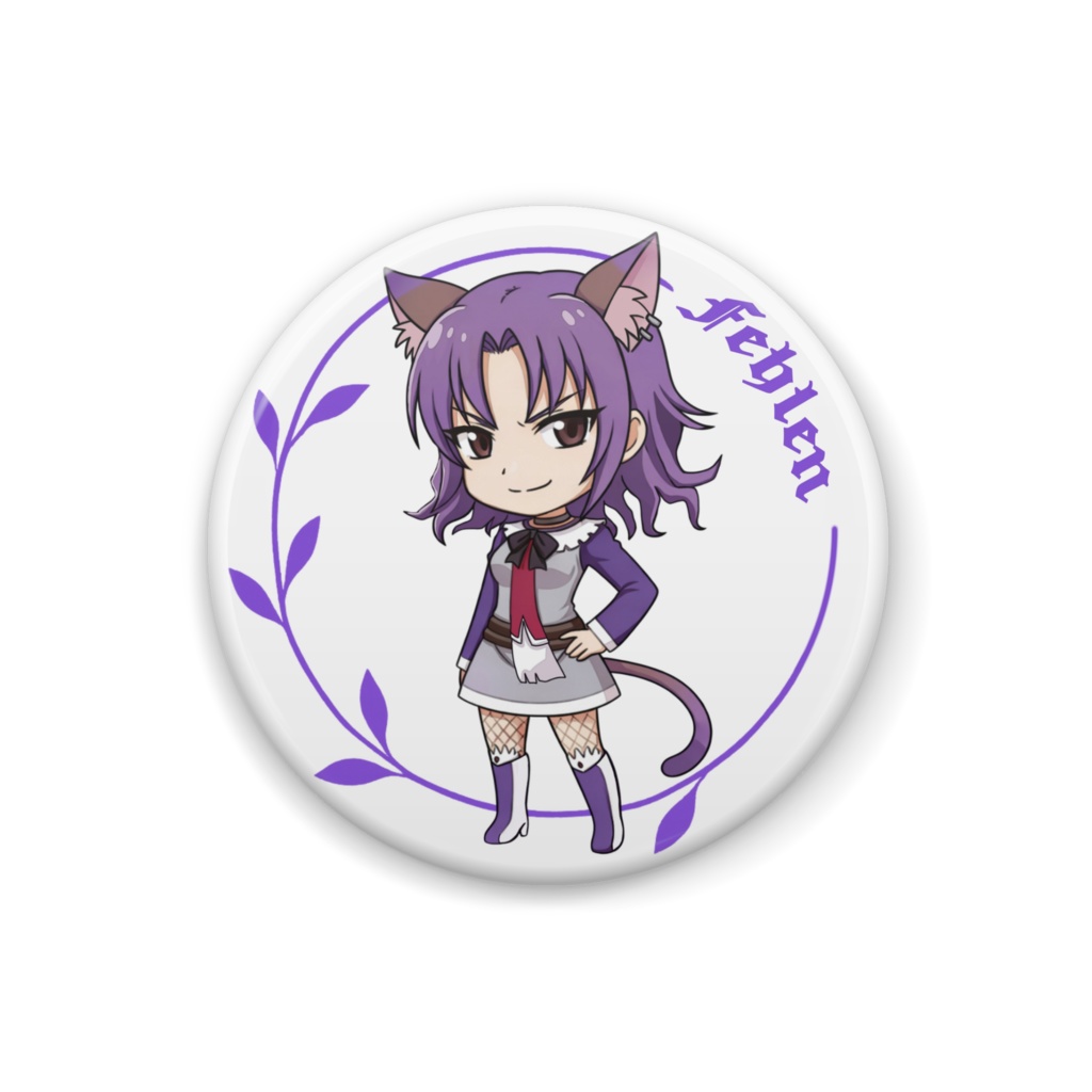 【Fehlen】ミニキャラレイルナ缶バッジ