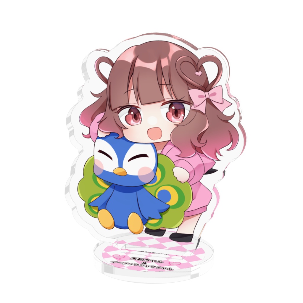 【アクリルフィギュア】天和ちゃん&イーソゥクジャクちゃん