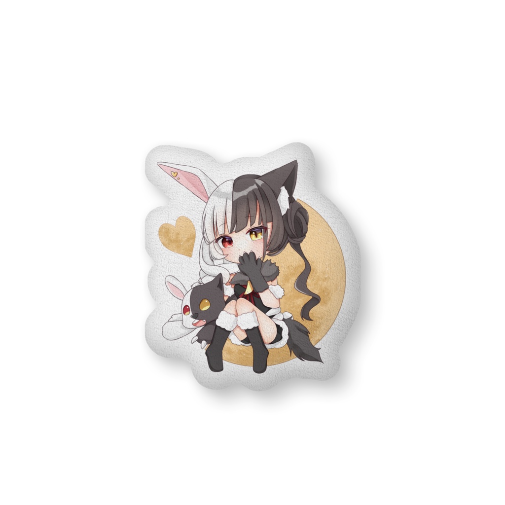 【ふかふかクッション】半月