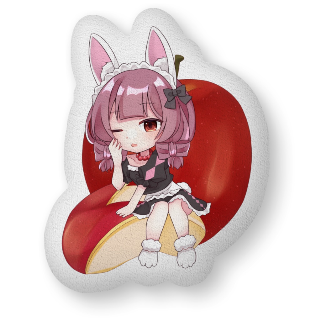【ふかふかクッション】美羽蘭&リンゴ