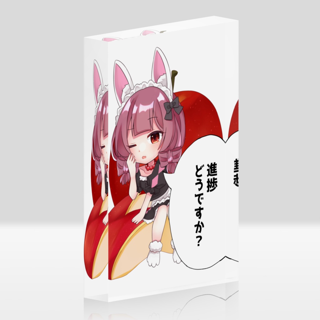【アクリルブロック】美羽蘭&リンゴ