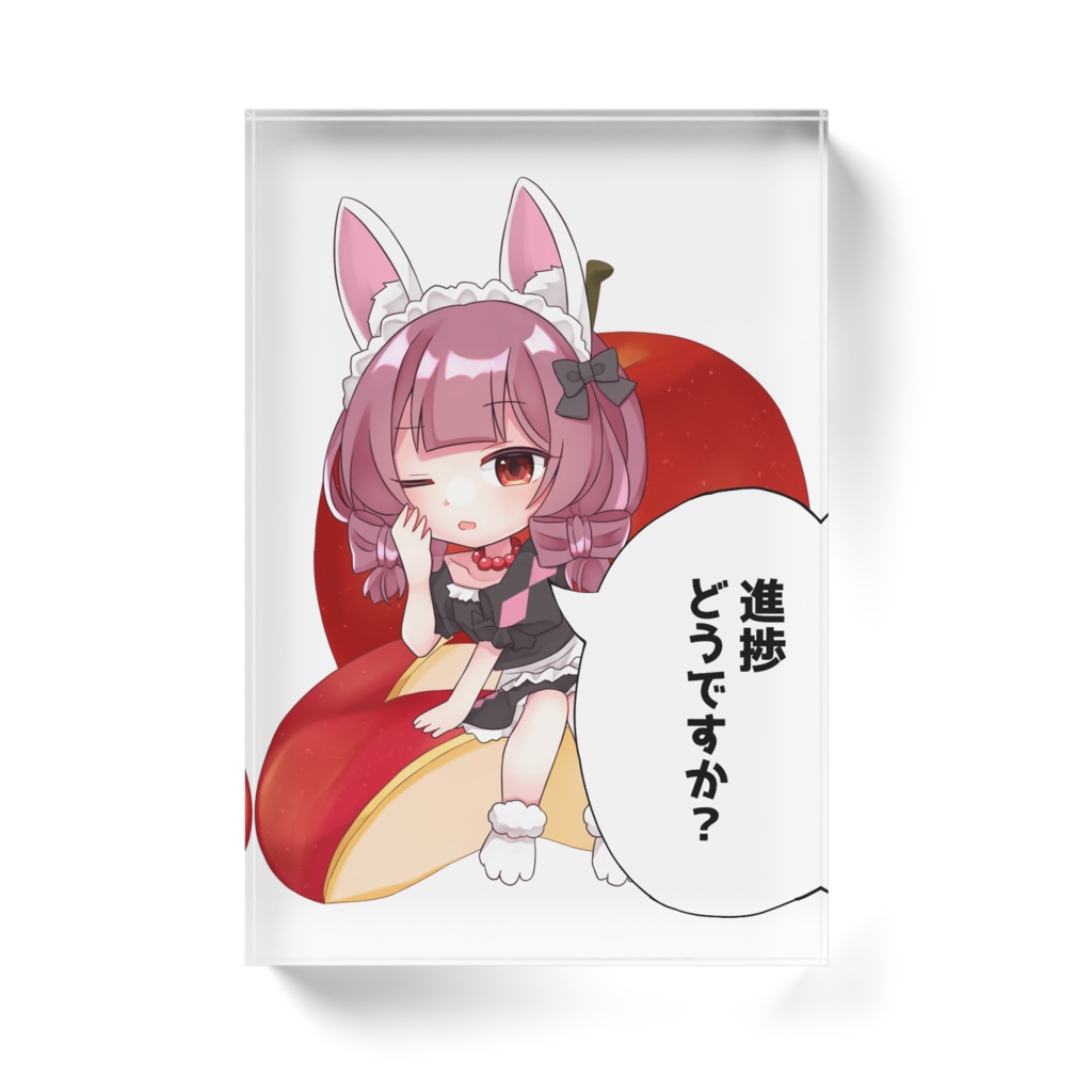 【アクリルブロック】美羽蘭&リンゴ