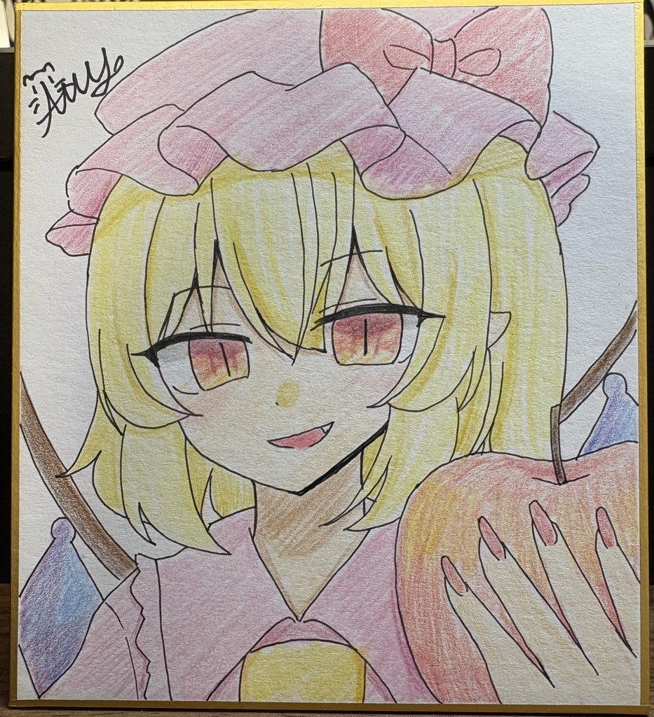 [東方]イラスト色紙