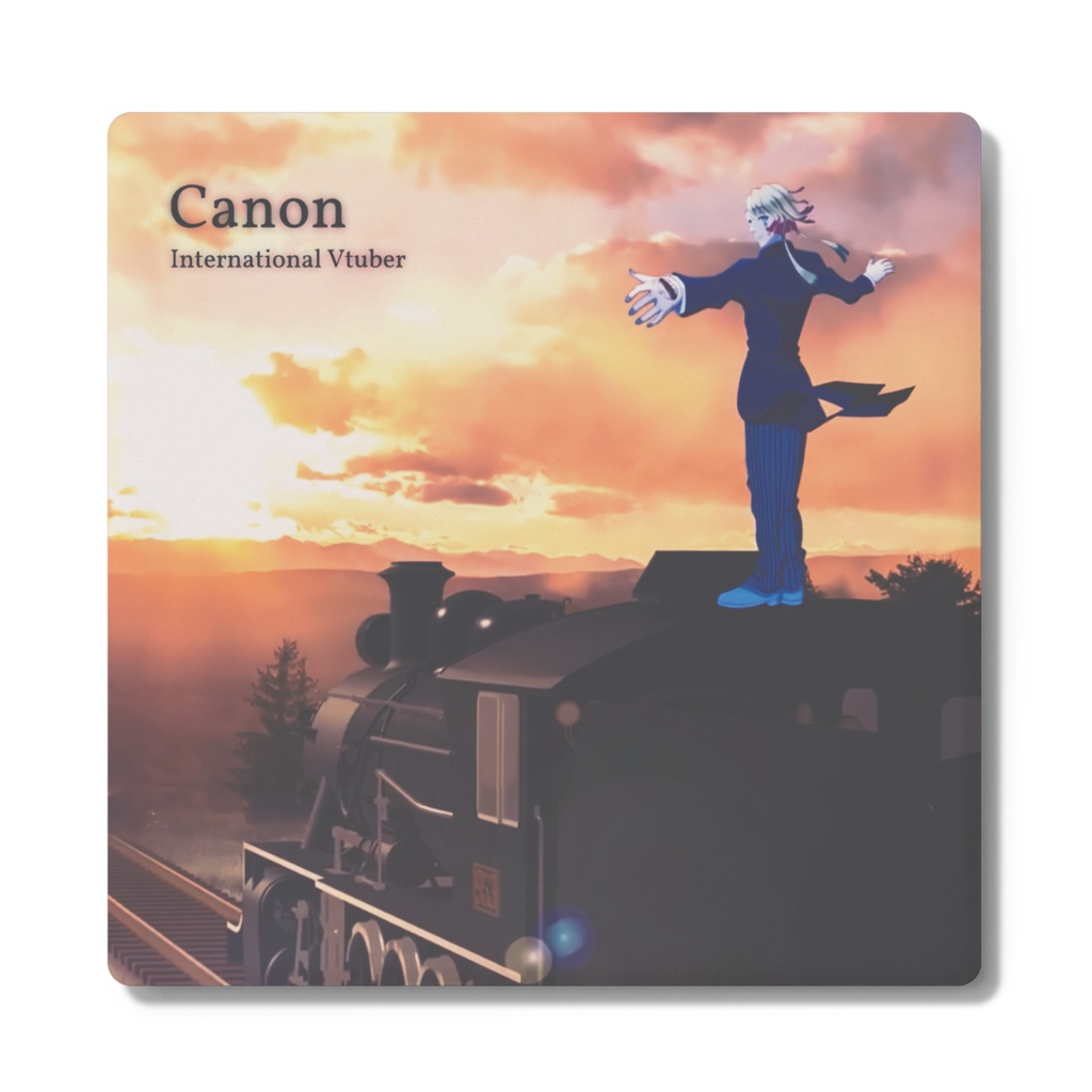 Canon 鬼滅の刃 炎ver コースター 夕焼け
