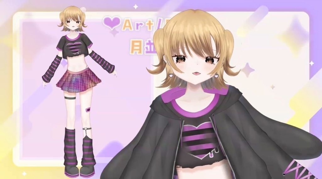 【汎用モデル】VTS推奨/パンク風女の子