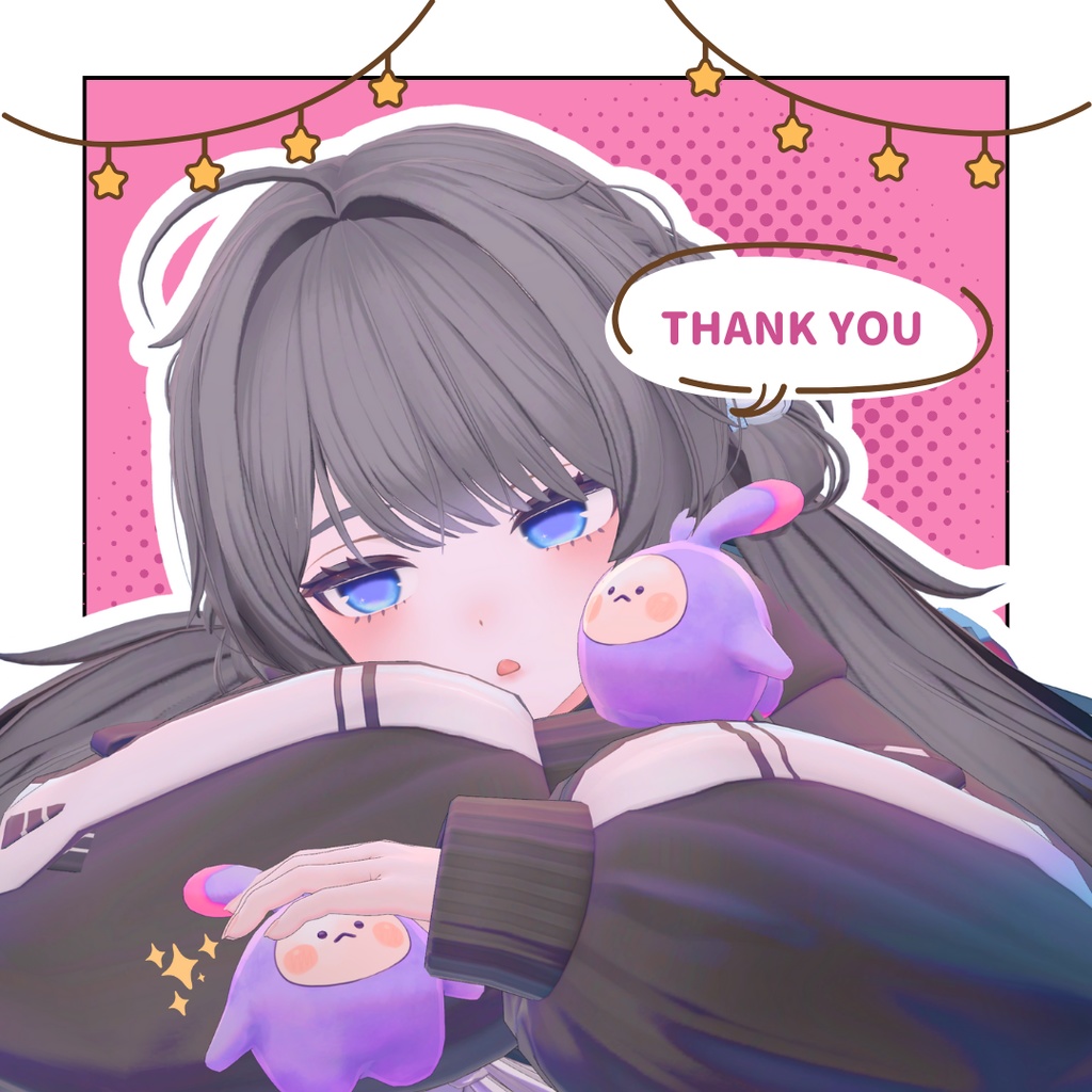 【Telmy対応】sky pattern+make