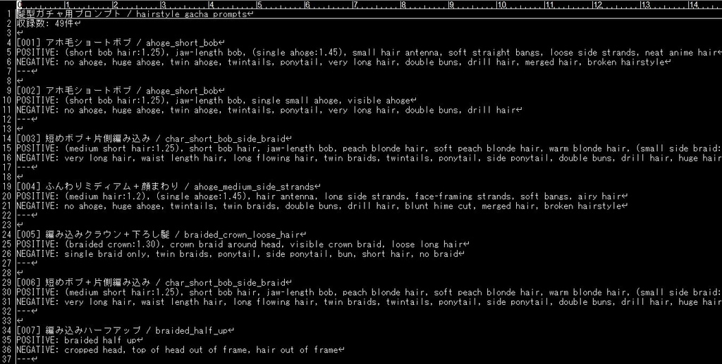 えすなむら SDXL Prompt Guide Pack Vol.1|AIイラスト用プロンプト集