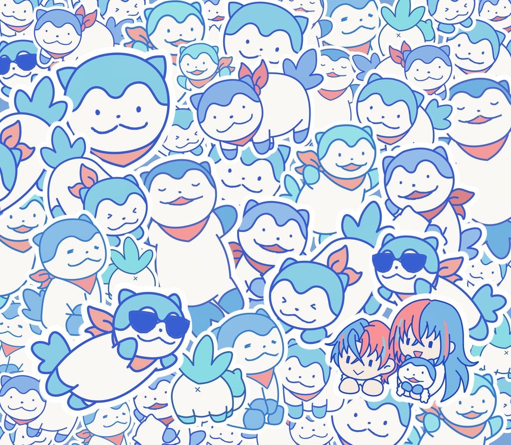 ソラ＋リュールイラストデータ配布