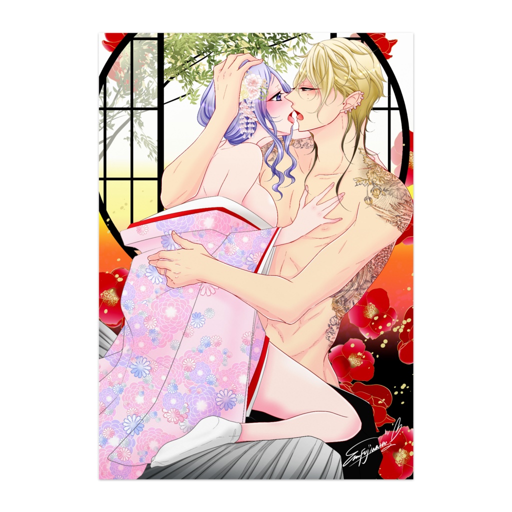 『暁サトちゃん和装』ポスター