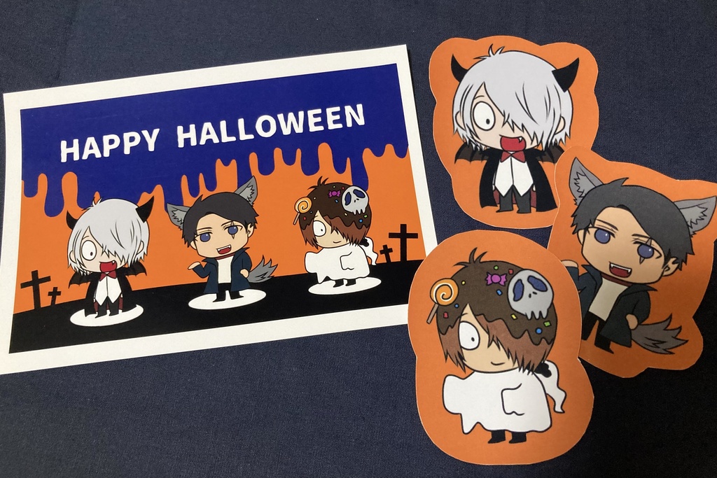 ゲ謎 ポストカード&シールセット