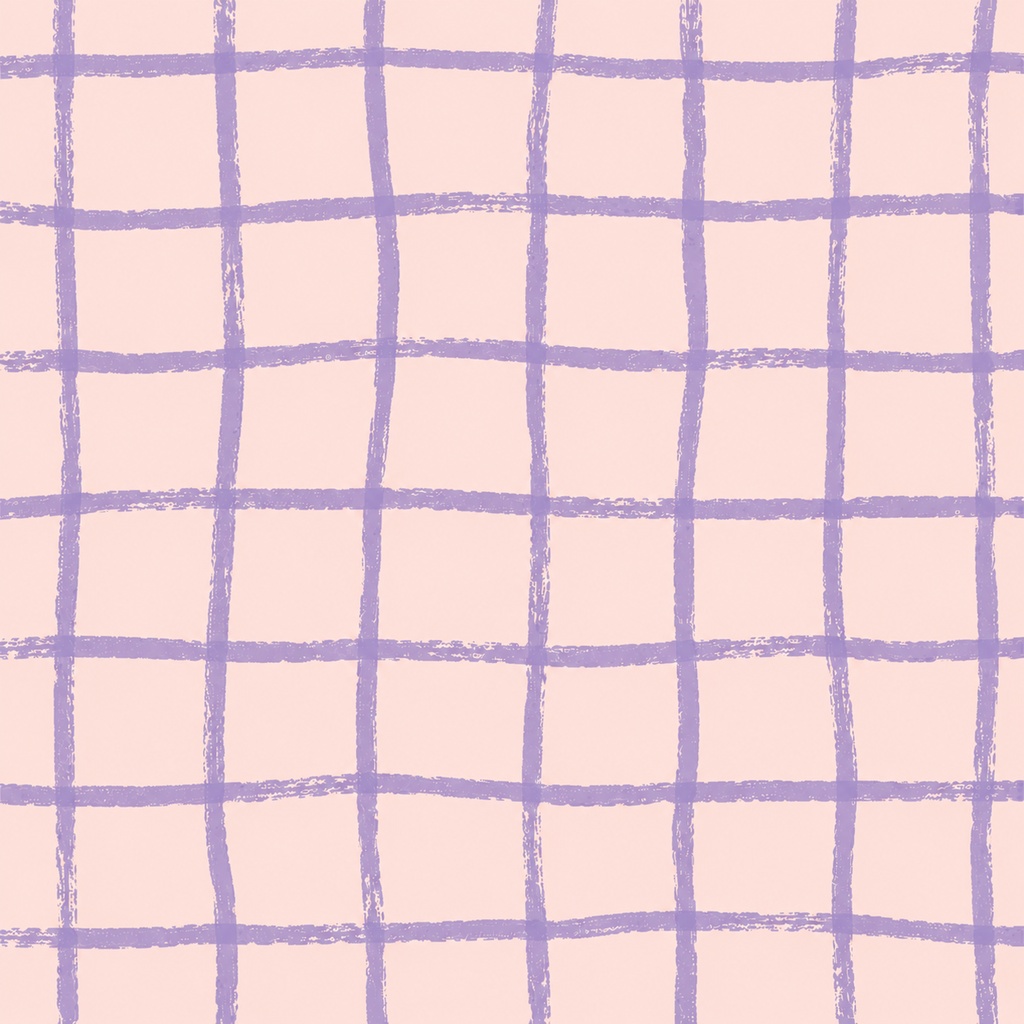【12×12inch】手描き風グリッドペーパー 10枚セット|Grid Papers|クレヨン風チェック背景素材