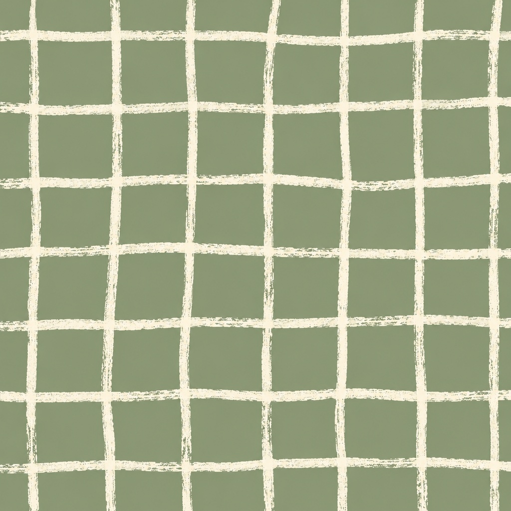 【12×12inch】手描き風グリッドペーパー 10枚セット|Grid Papers|クレヨン風チェック背景素材
