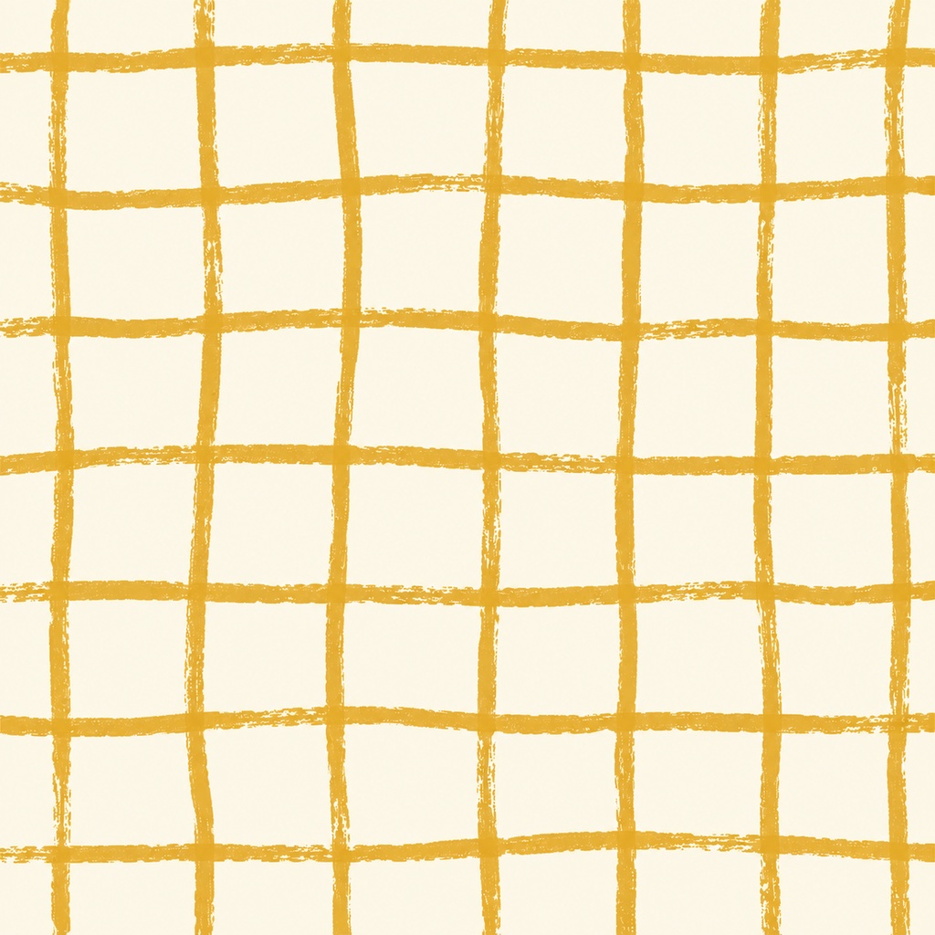 【12×12inch】手描き風グリッドペーパー 10枚セット|Grid Papers|クレヨン風チェック背景素材