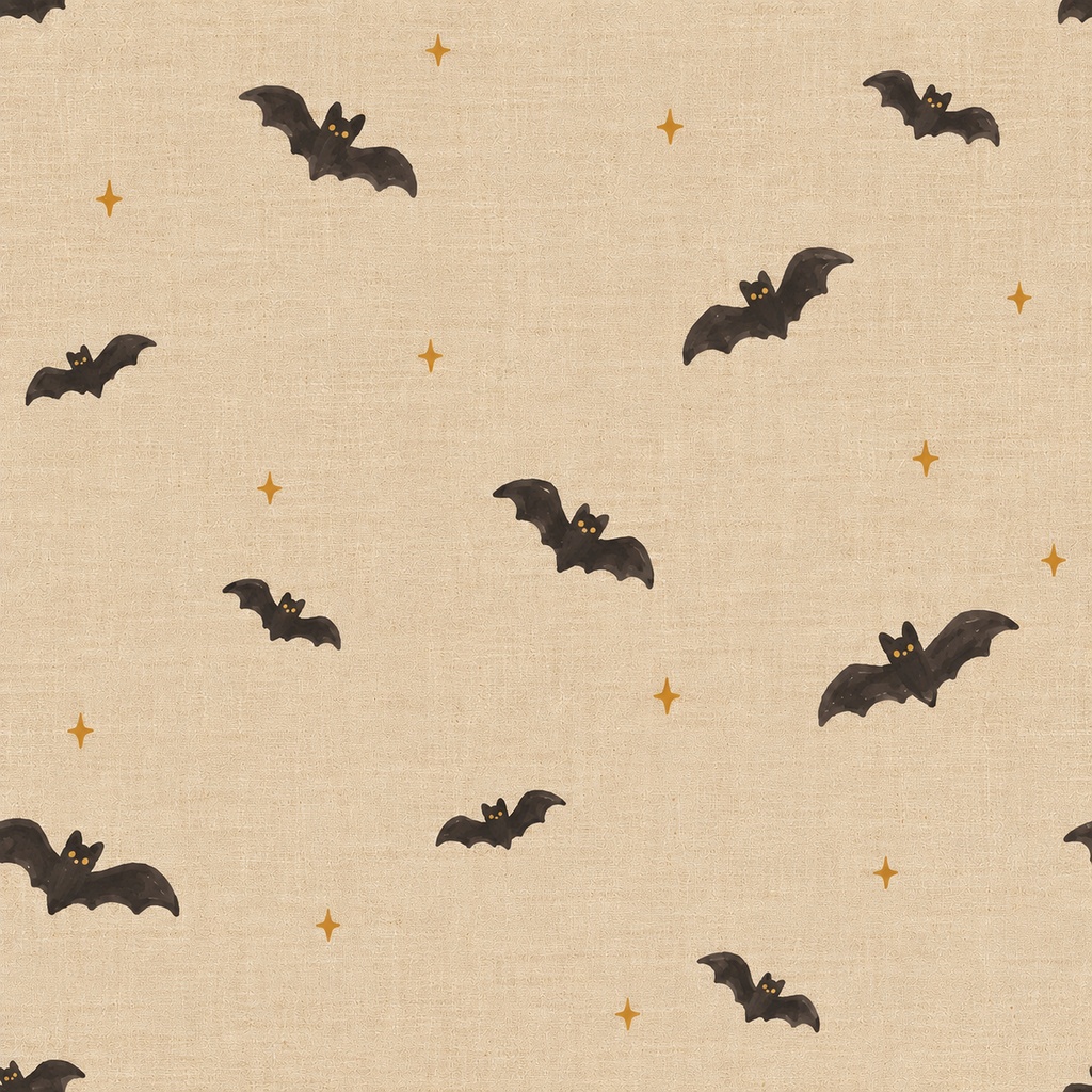 【14枚セット】ハロウィンデジタルペーパー|おばけ・かぼちゃ・コウモリ・黒猫|リネン柄 12×12inch 300dpi